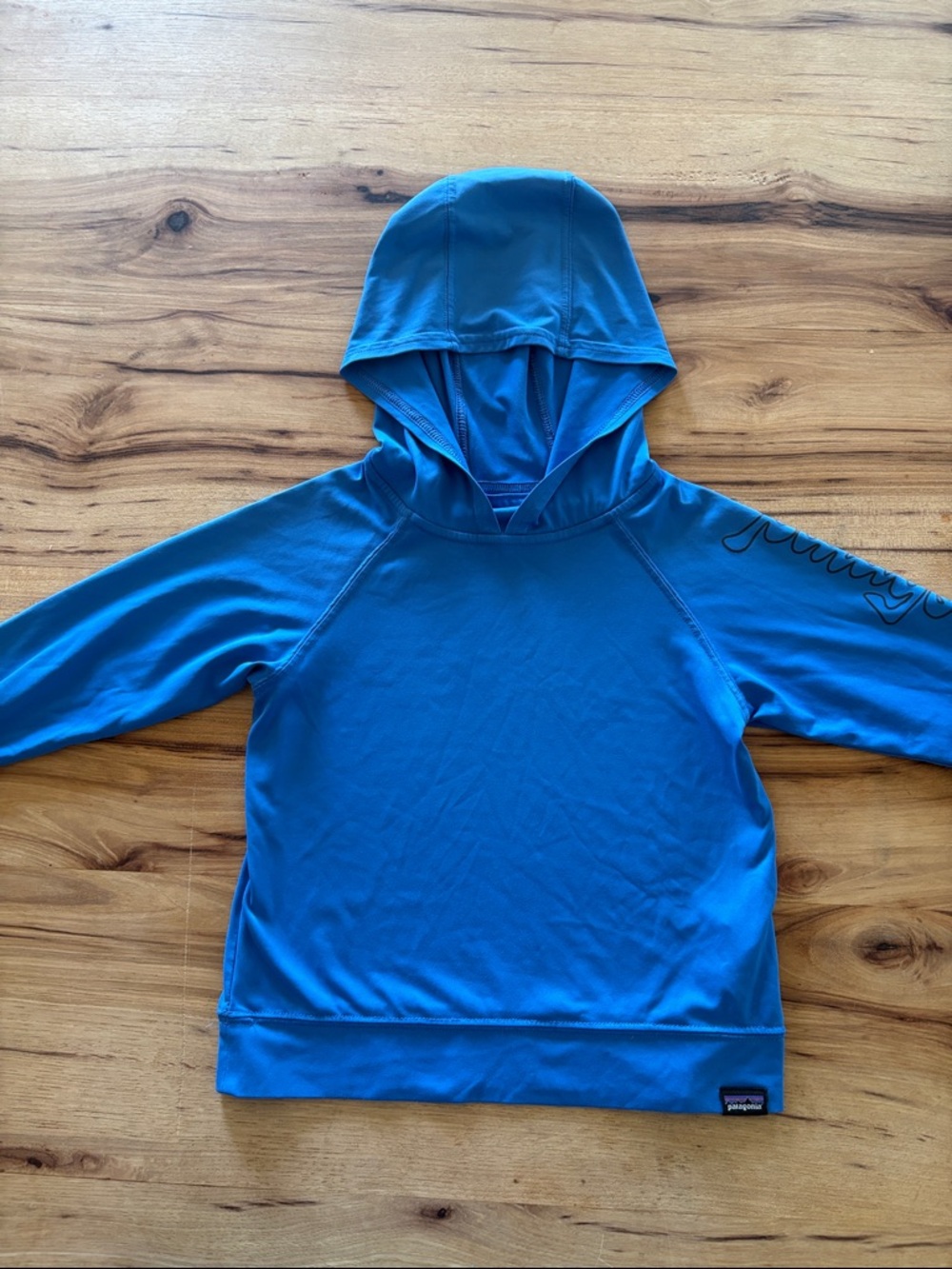 Kids Patagonia Bright Blue Kids Sunshirt